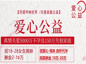 鄂城捐卵助孕生子 爱心志愿者招募